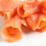 Smoked salmon parcels